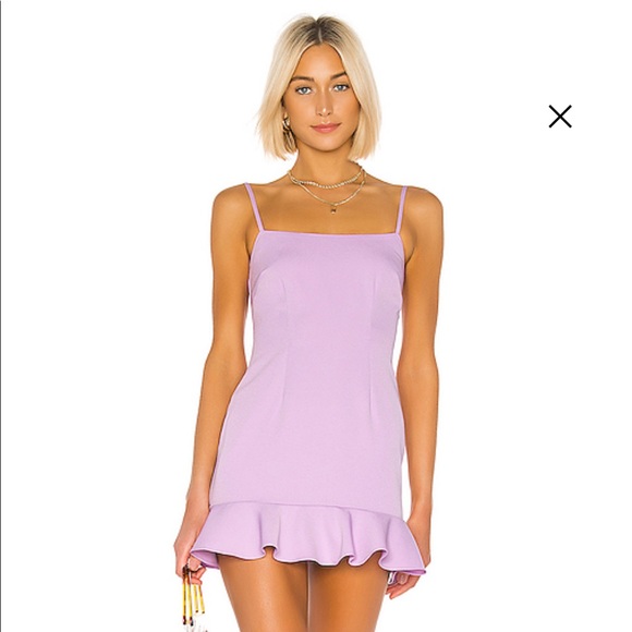 Revolve lavender mini dress - Picture 4 of 4